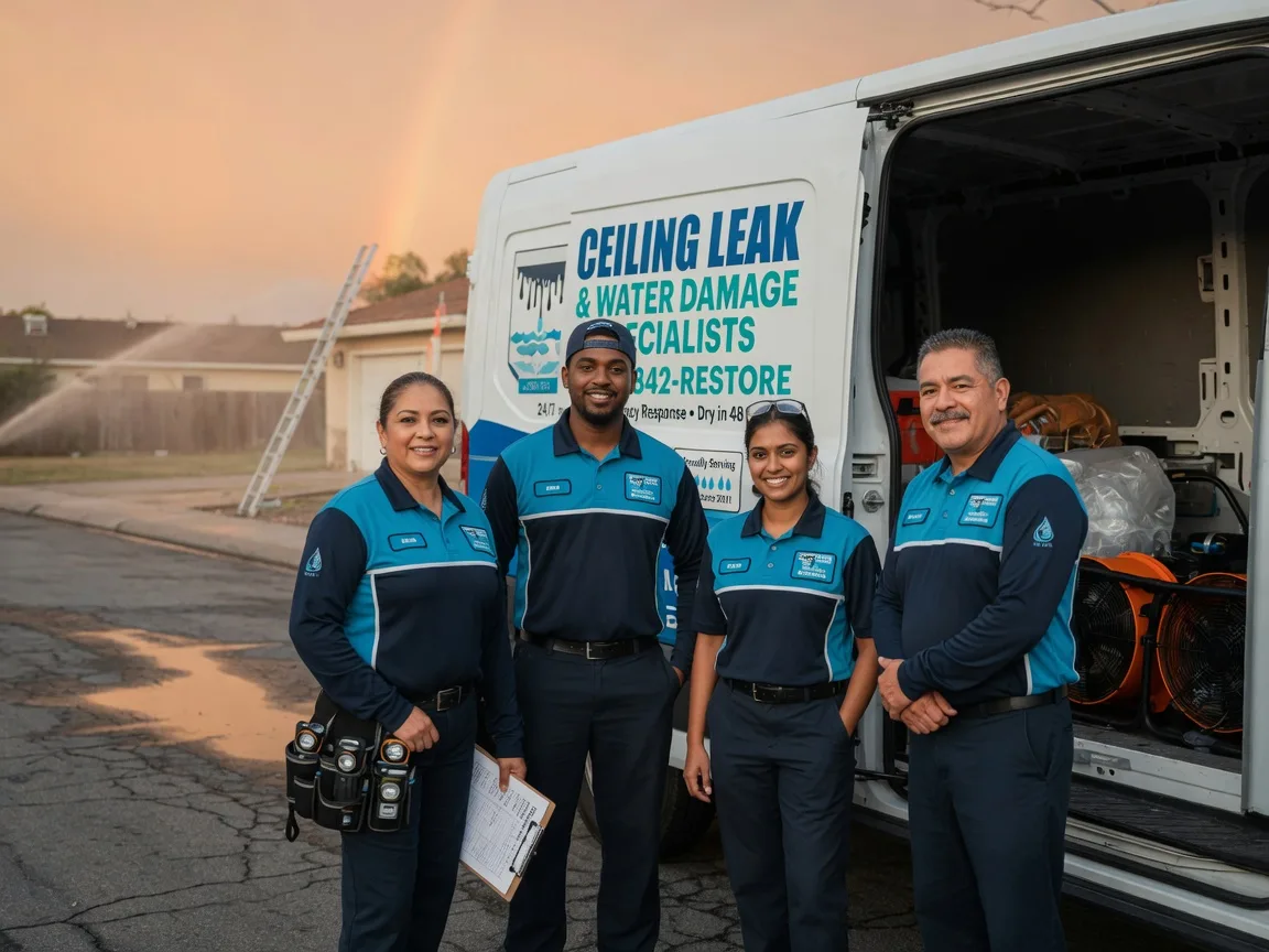 Ceiling Leak Cleanup company in Swatara, MN